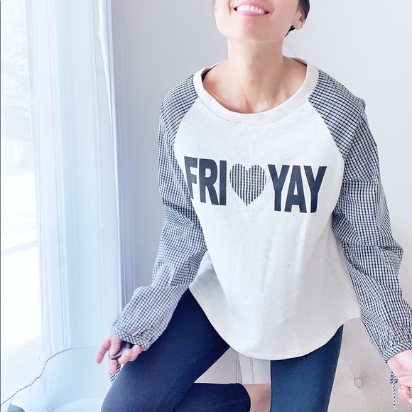 FRIDAY FRI YAY GINGHAM TOP - Picture 3 of 6